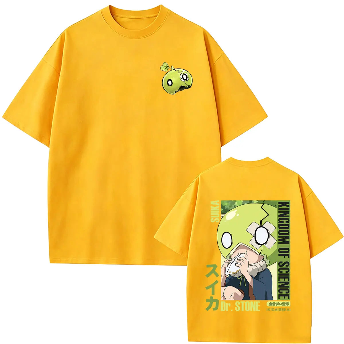 Dr. Stone Suika Anime T-Shirt – Unisex Oversized Vintage Manga Graphic Tee