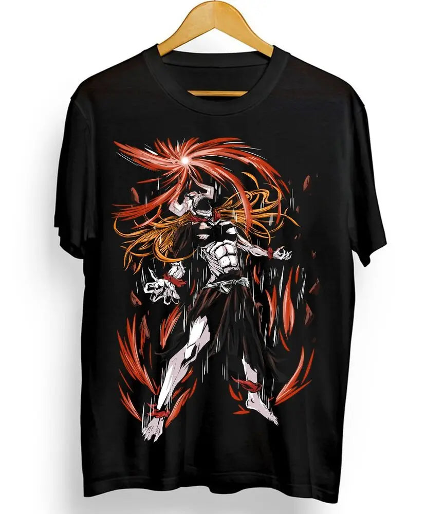 BLEACH Ichigo Kurosaki Manga T-Shirt – Anime Graphic Streetwear Tee