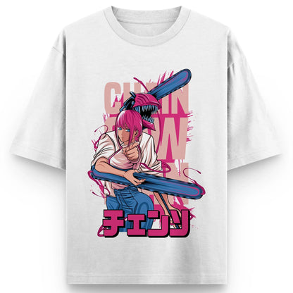 Chainsaw Man Kobeni Higashiyama Graphic T-Shirt – Unisex Cotton Anime Streetwear Tee