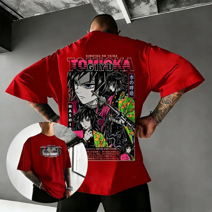 Demon Slayer Giyu Tomioka Anime Graphic T-Shirt – Unisex Summer Casual Tee 2026