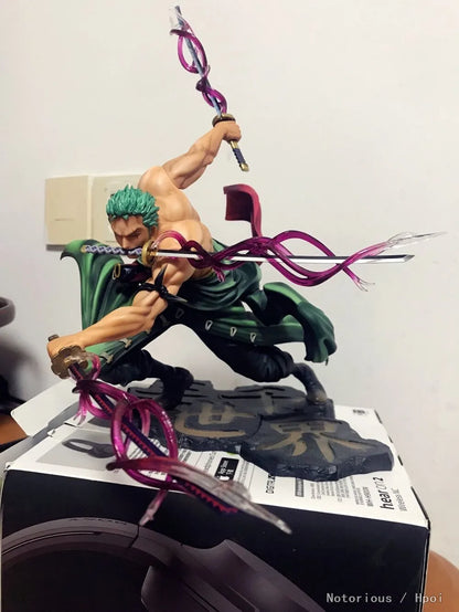 New 20cm One Piece Anime Figure GK Roronoa Zoro PVC Action Figure Collection Model Doll Toy Gift Decoration