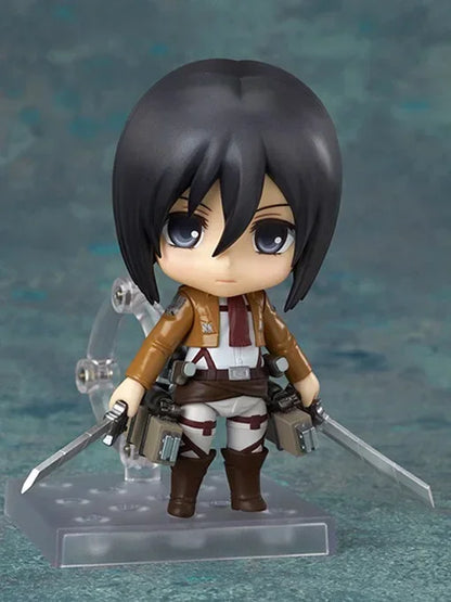 Anime Attack on Titan Mikasa Ackerman 203 Eren Jaeger 207 Rivaille 213 Dolls PVC Action Figure Collective Toy