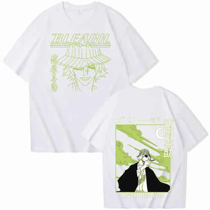 BLEACH Kisuke Urahara Graphic T-Shirt – Unisex Harajuku Anime Streetwear Tee