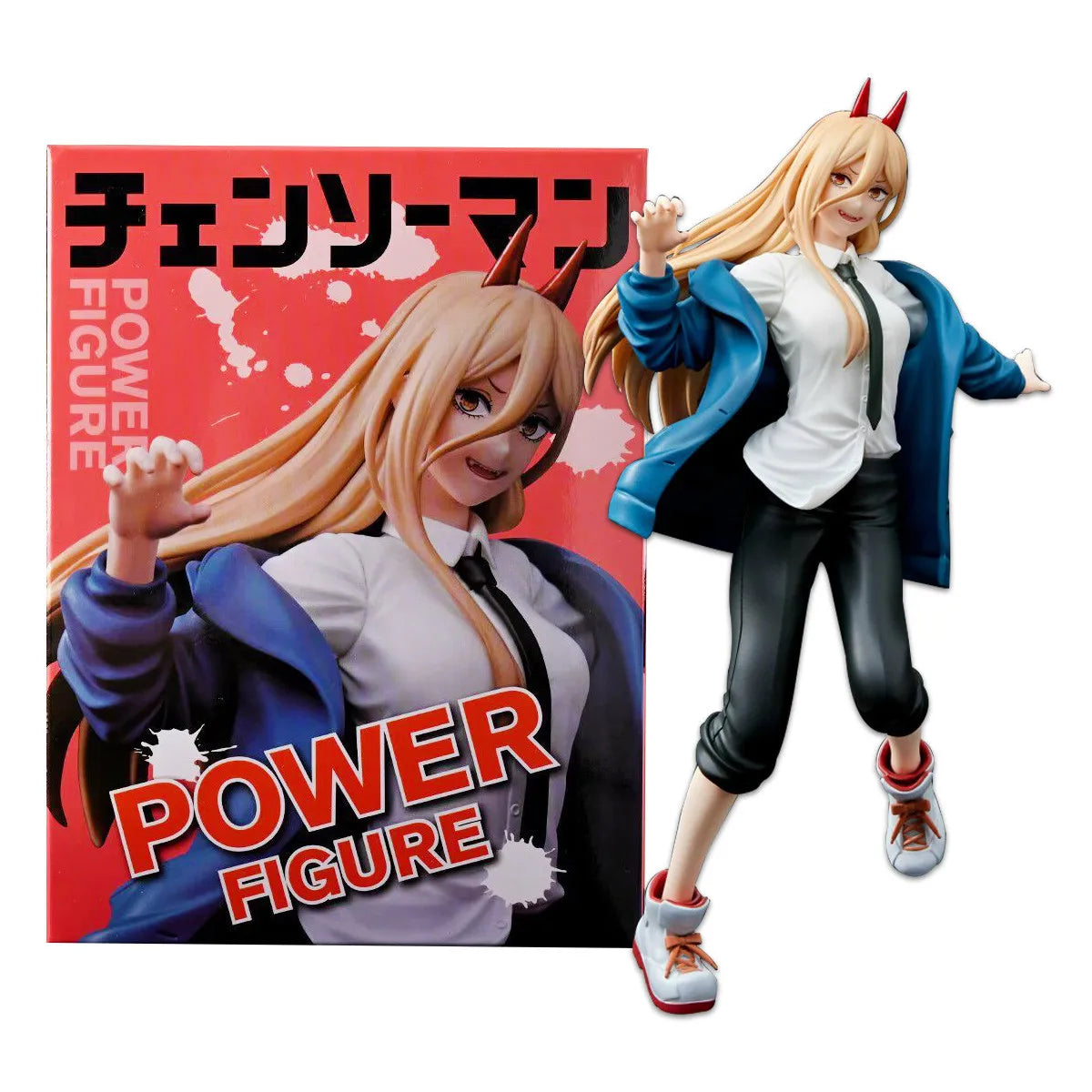 Chainsaw Man Denji, Power, Pochita & Makima 21cm Anime Figures – PVC Collectibles