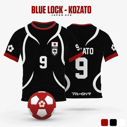 Blue Lock Sae Itoshi Anime Football Jersey – 3D Print Oversized Unisex T-Shirt