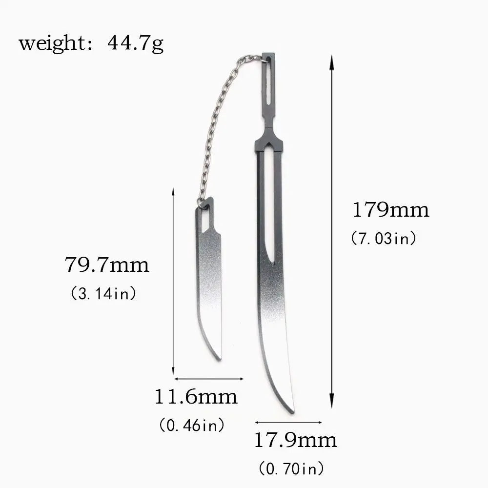 BLEACH: Thousand-Year Blood War Ichigo Zangetsu Keychain – Anime Sword Pendant Keyring