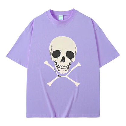 Chainsaw Man Reze Skeleton T-Shirt – Oversized Vintage Anime Streetwear Tee