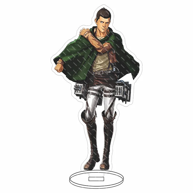 Attack on Titan Acrylic Stand Figure – 16CM Anime Display Stand | Eren, Mikasa, Armin & Conni