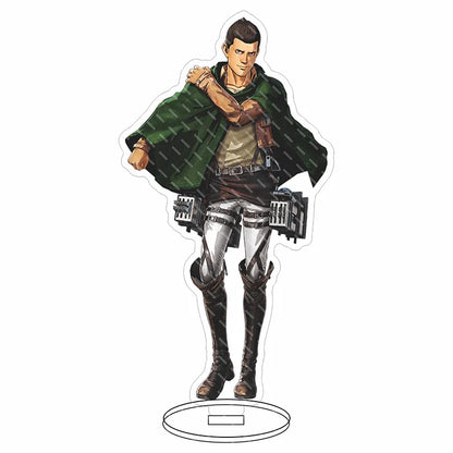 Attack on Titan Acrylic Stand Figure – 16CM Anime Display Stand | Eren, Mikasa, Armin & Conni
