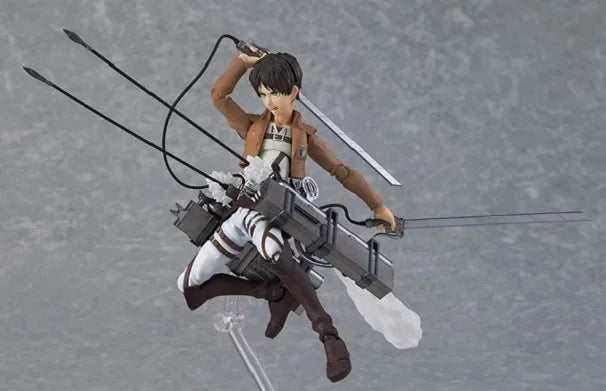 Anime Attack on Titan Mikasa Ackerman 203 Eren Jaeger 207 Rivaille 213 Dolls PVC Action Figure Collective Toy