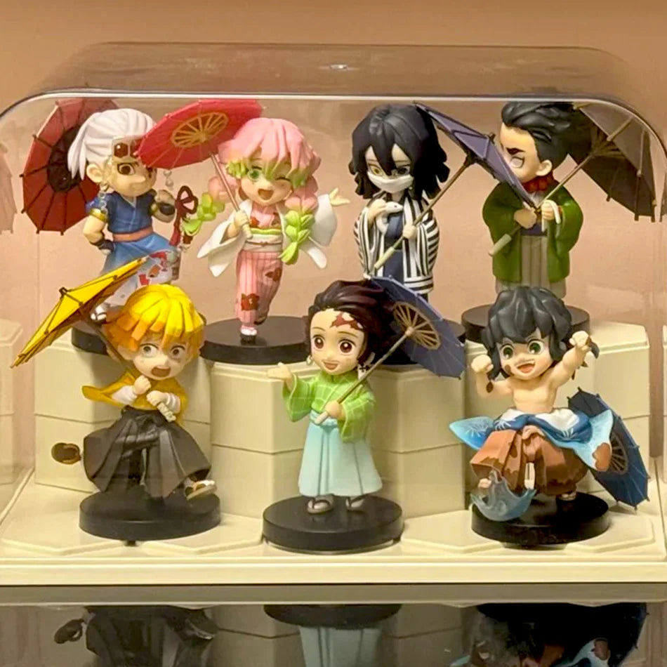 Demon Slayer Shinobu Kocho & Mitsuri Kanroji 15cm Anime Figures – Plum Rain Series Collectible Statues