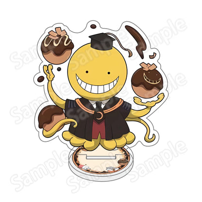 Assassination Classroom Koro Sensei Acrylic Stand & Keychain – 10CM Anime Bag Charm Collectible