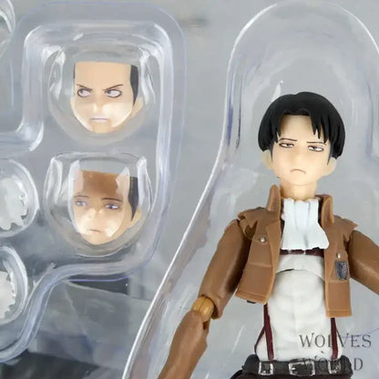 Anime Attack on Titan Mikasa Ackerman 203 Eren Jaeger 207 Rivaille 213 Dolls PVC Action Figure Collective Toy