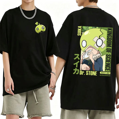 Dr. Stone Suika Anime T-Shirt – Unisex Oversized Vintage Manga Graphic Tee