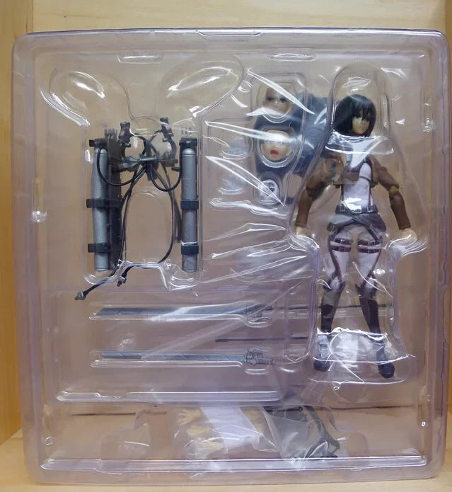 Anime Attack on Titan Mikasa Ackerman 203 Eren Jaeger 207 Rivaille 213 Dolls PVC Action Figure Collective Toy