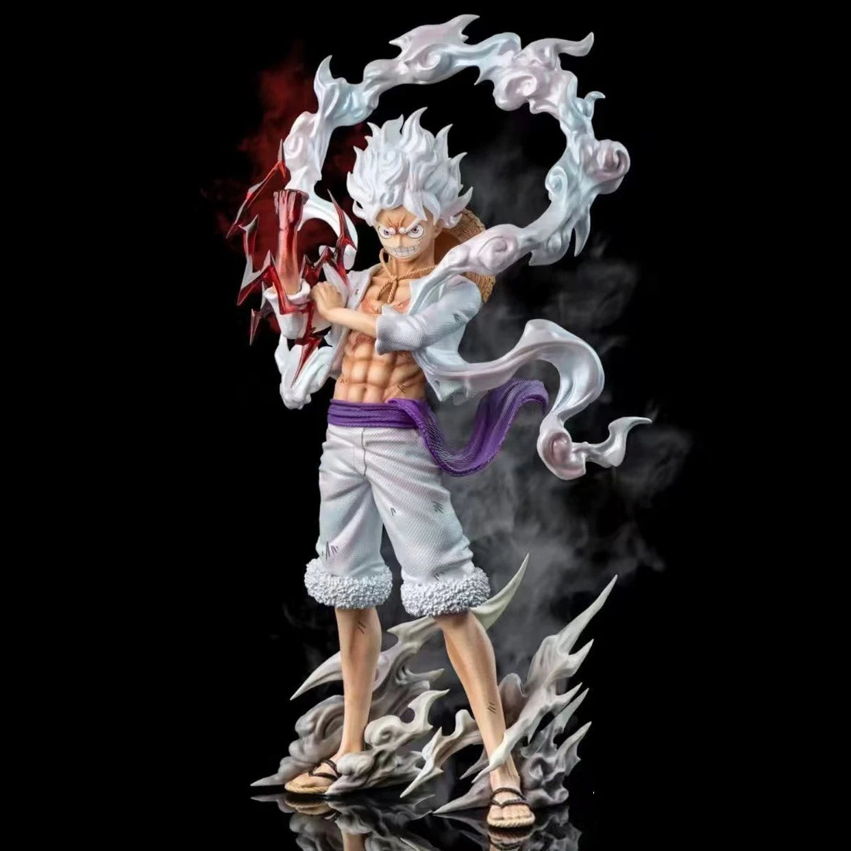 25cm/9.84in Anime One Piece Figure Gear 5 Nika Luffy Figure  Pvc Statue Desktop Ornamen Collection Model Toys Gifts