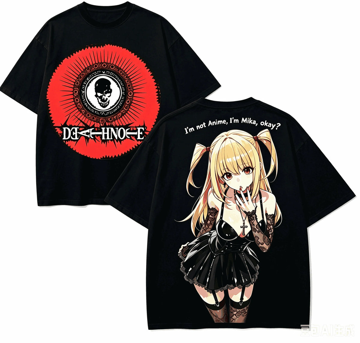 Death Note Oversized T-Shirt – Unisex Harajuku Anime High-Street Tee