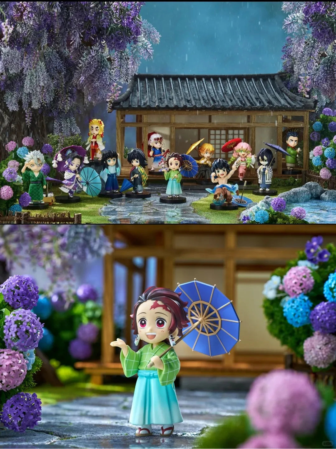 Demon Slayer Shinobu Kocho & Mitsuri Kanroji 15cm Anime Figures – Plum Rain Series Collectible Statues