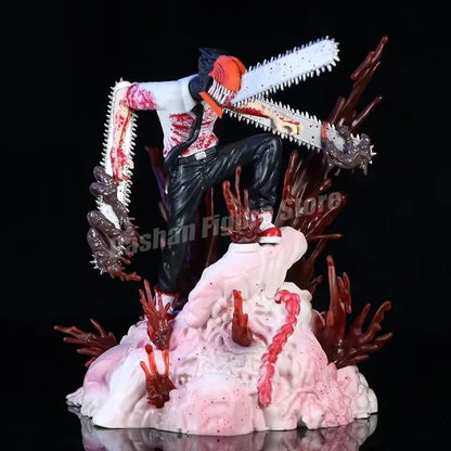 Chainsaw Man Denji, Pochita & Makima Anime Figures – Collectible Display Statues