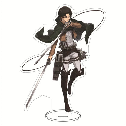 Attack on Titan Acrylic Stand Figure – 16CM Anime Display Stand | Eren, Mikasa, Armin & Conni