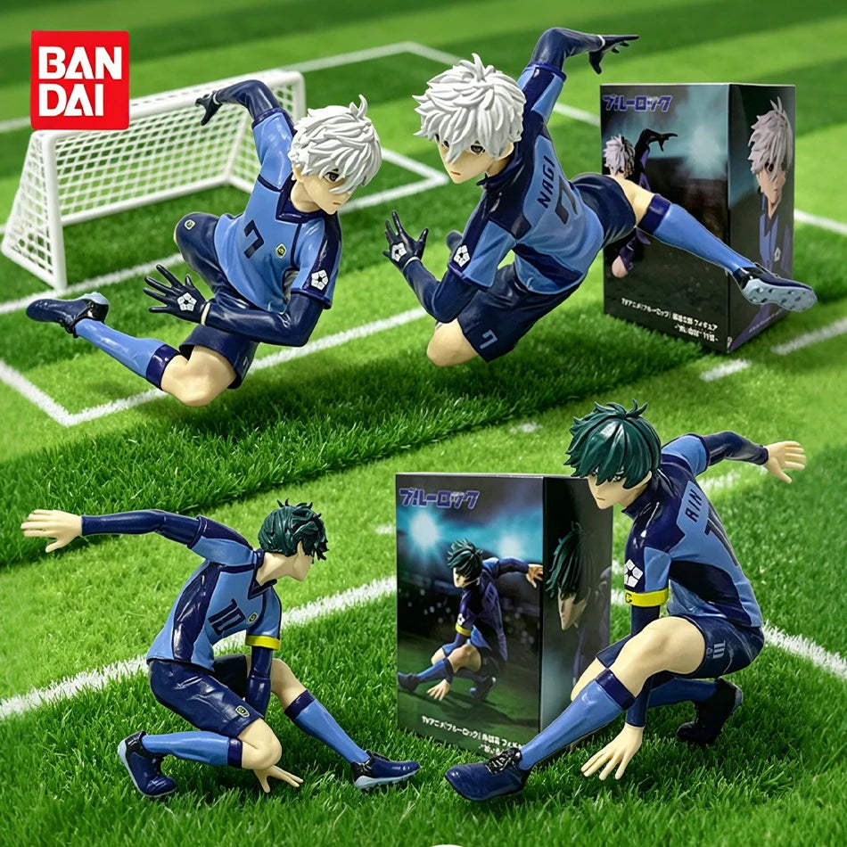 Blue Lock Nagi Seishiro & Rin Itoshi 13cm Anime Figures – PVC Collectible Figurines