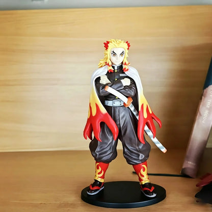 Demon Slayer Tanjiro Kamado & Mitsuri Kanroji Anime Figures – Kizuna Series Collectible Desk Display