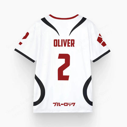 Blue Lock Sae Itoshi Anime Football Jersey – 3D Print Oversized Unisex T-Shirt