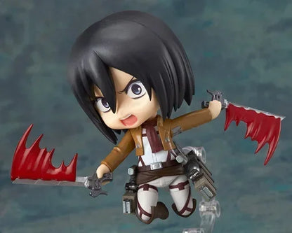 Anime Attack on Titan Mikasa Ackerman 203 Eren Jaeger 207 Rivaille 213 Dolls PVC Action Figure Collective Toy