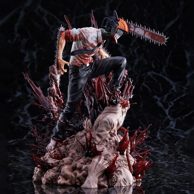 Chainsaw Man Denji, Pochita & Makima Anime Figures – Collectible Display Statues