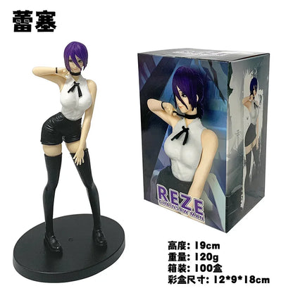 Chainsaw Man & Reze PVC Anime Figures – 13–19cm Collectible Display Figurines