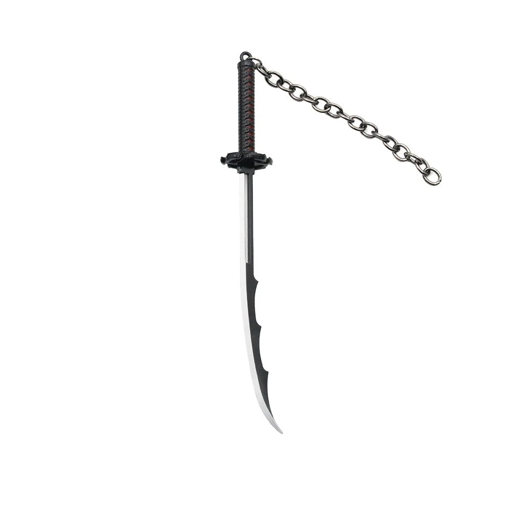 BLEACH: Thousand-Year Blood War Ichigo Zangetsu Keychain – Anime Sword Pendant Keyring