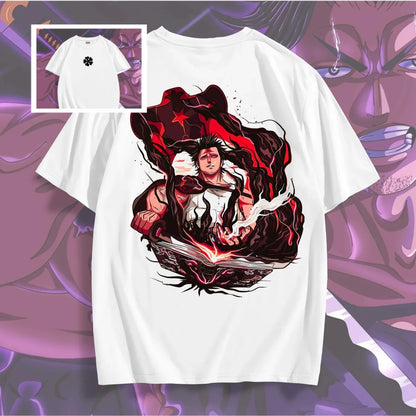 Black Clover Yami Sukehiro Graphic T-Shirt – Unisex Cotton Anime Streetwear Tee