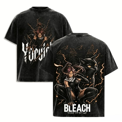 BLEACH Anime Graphic T-Shirt – Unisex Cotton Harajuku Streetwear Tee