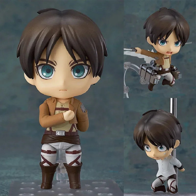 Anime Attack on Titan Mikasa Ackerman 203 Eren Jaeger 207 Rivaille 213 Dolls PVC Action Figure Collective Toy