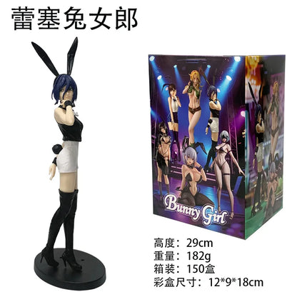 Chainsaw Man Reze & Kobeni Bunny Girl Figures – 23–29cm PVC Anime Collectibles