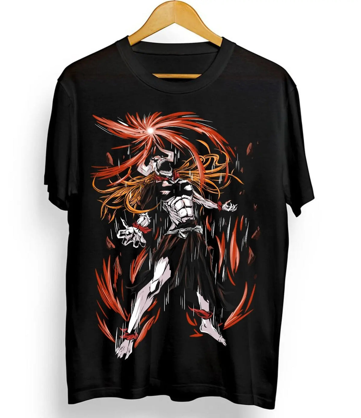 BLEACH Ichigo Kurosaki Manga T-Shirt – Anime Graphic Streetwear Tee