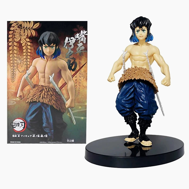 Demon Slayer Anime Action Figures – Tanjiro, Nezuko, Zenitsu & Inosuke Collectible Models