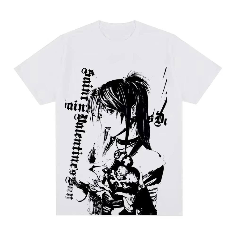 Death Note Misa Amane Vintage T-Shirt – Unisex Gothic Anime Streetwear Tee