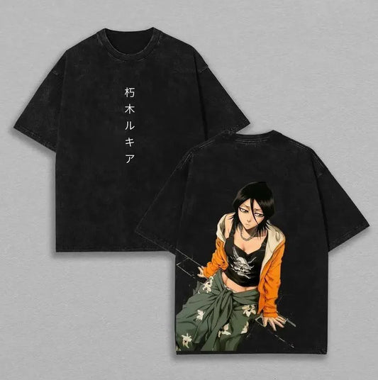 BLEACH Kenpachi Zaraki Oversized Graphic T-Shirt – Unisex Anime Streetwear Tee
