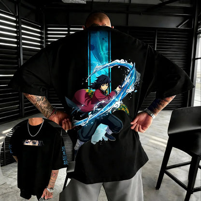Demon Slayer Shinobu Kocho Oversized T-Shirt – Unisex Pure Cotton Anime Graphic Tee 2026