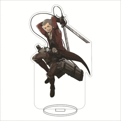 Attack on Titan Acrylic Stand Figure – 16CM Anime Display Stand | Eren, Mikasa, Armin & Conni