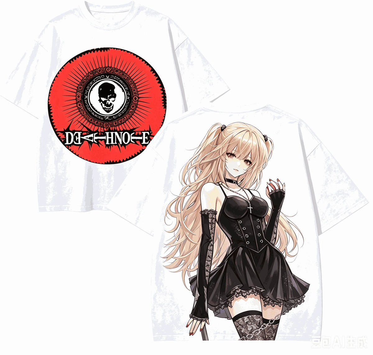 Death Note Oversized T-Shirt – Unisex Harajuku Anime High-Street Tee