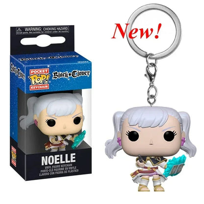 Black Clover Vinyl Figure Keychain – Asta, Noelle & Yami Collectible Anime Keychain with Box