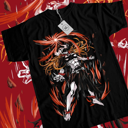 BLEACH Ichigo Kurosaki Manga T-Shirt – Anime Graphic Streetwear Tee