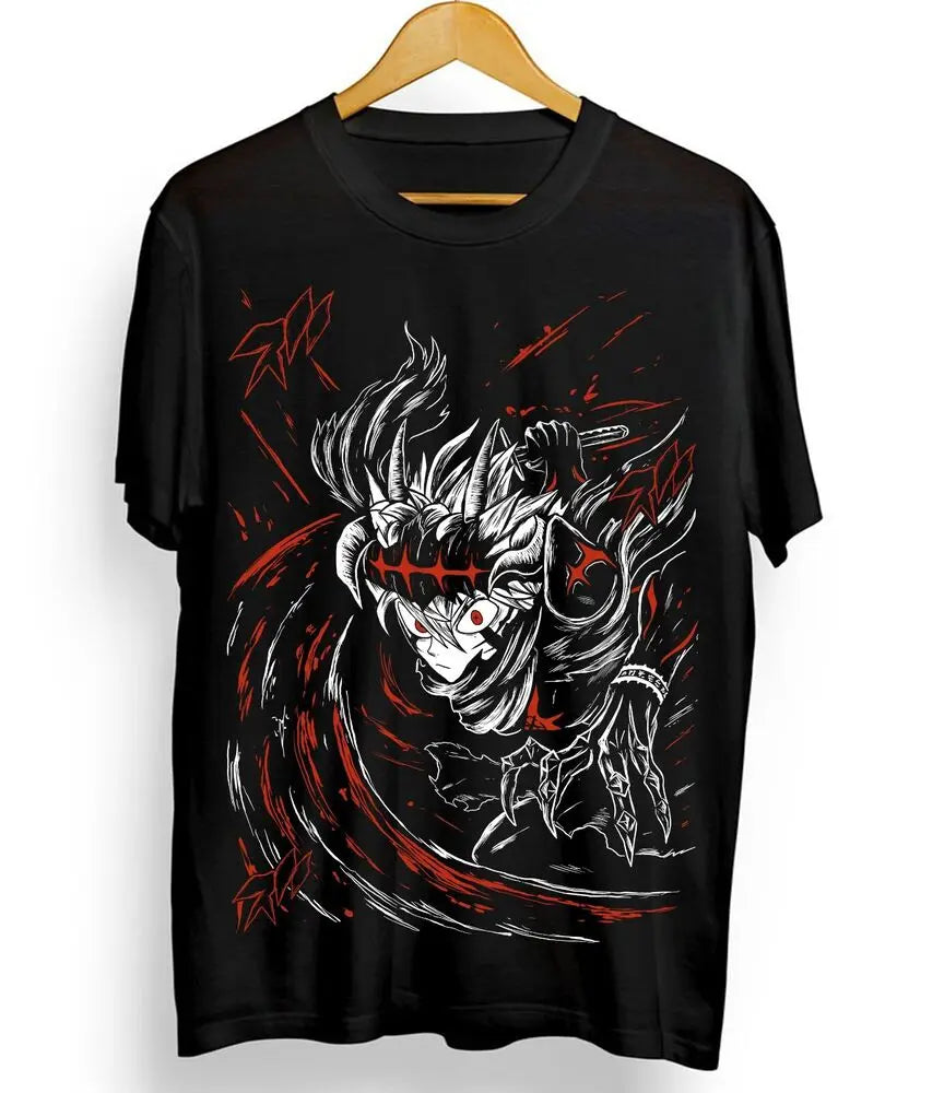 Black Clover Asta & Yuno Graphic T-Shirt – Unisex Cotton Anime Streetwear Tee