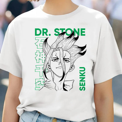 Dr. Stone Anime T-Shirt – Unisex Harajuku Y2K Graphic Streetwear Tee