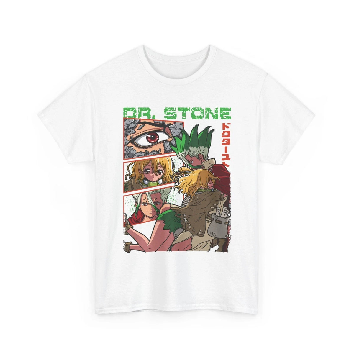 Dr. Stone Senku Ishigami, Taiju Oki & Ryusui Anime T-Shirt – Manga Graphic Tee