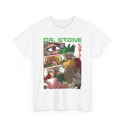 Dr. Stone Senku Ishigami, Taiju Oki & Ryusui Anime T-Shirt – Manga Graphic Tee