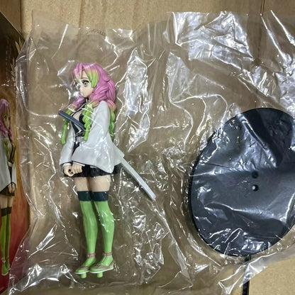 Demon Slayer Tanjiro Kamado & Mitsuri Kanroji Anime Figures – Kizuna Series Collectible Desk Display