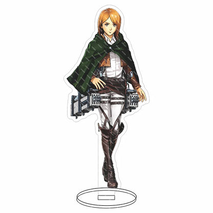 Attack on Titan Acrylic Stand Figure – 16CM Anime Display Stand | Eren, Mikasa, Armin & Conni